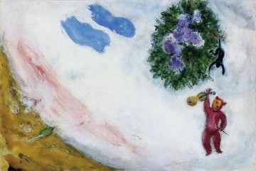 バレエ・アレコのカーニバル場面 II 現代マルク・シャガール Oil Paintings
